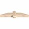 Ekena Millwork Eugene Smooth Timber Gable Bracket, Douglas Fir, 48"W x 10"H x 5 1/2"D x 5 1/2"F, 5/12 Pitch GBW048X10X0606EUG00SDF - alternate 2